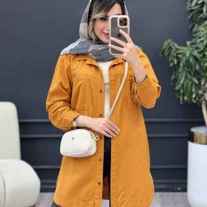 مانتو کتان رنگی سوفیا کد 5045