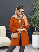 مانتو دو جیب پاکتی زاپ دار کد 5044 - تصویر 23