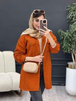 مانتو دو جیب پاکتی زاپ دار کد 5044 - تصویر 21