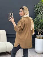 مانتو دو جیب پاکتی زاپ دار کد 5044 - تصویر 14