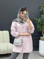 مانتو دو جیب پاکتی زاپ دار کد 5044 - تصویر 19