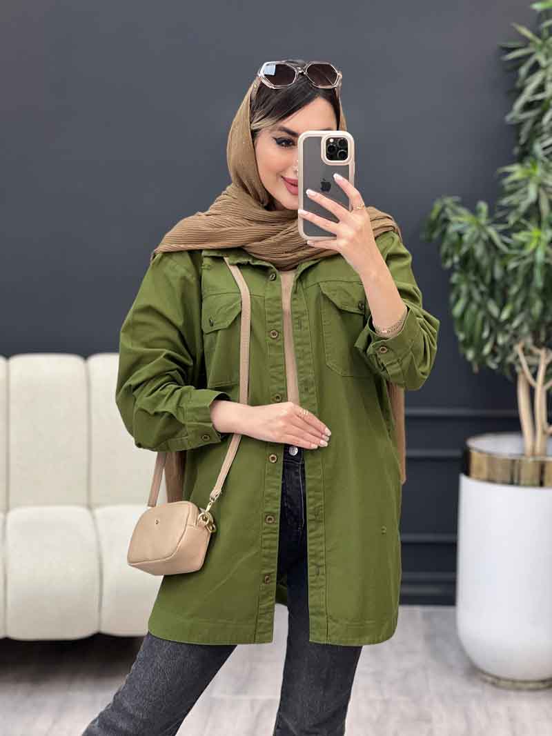 مانتو زاپ دار ساده کد 5044 مانتو زاپ دار ساده کد 5044