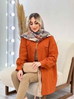 مانتو دو جیب پیله کد 4994 - تصویر 10