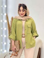 شومیز تک جیب سیما کد 5055 - تصویر 17