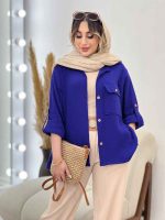 شومیز تک جیب سیما کد 5055 - تصویر 15