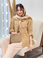 شومیز تک جیب سیما کد 5055 - تصویر 5