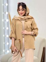 شومیز تک جیب سیما کد 5055 - تصویر 8
