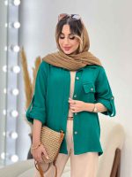 شومیز تک جیب سیما کد 5055