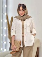 شومیز تک جیب سیما کد 5055 - تصویر 13