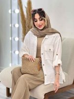 شومیز تک جیب سیما کد 5055 - تصویر 18