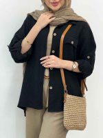 شومیز تک جیب سیما کد 5055 - تصویر 14