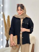 شومیز تک جیب سیما کد 5055 - تصویر 24