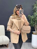 مانتو دو دکمه مانلی کد 5061 - تصویر 3