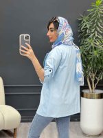 مانتو دو دکمه مانلی کد 5061 - تصویر 6