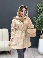 مانتو جلو پیله برش دار کد 5057 - تصویر 17