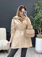 مانتو جلو پیله برش دار کد 5057 - تصویر 7