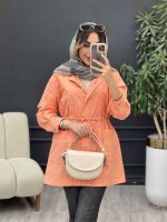 مانتو جلو پیله برش دار کد 5057 - تصویر 15
