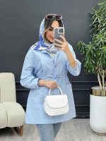 مانتو جلو پیله برش دار کد 5057 - تصویر 13