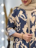 شومیز طرح دار تک جیب صنم کد 5039 - تصویر 8