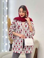 شومیز طرح لوزی دو جیب پاکتی کد 5036 - تصویر 5