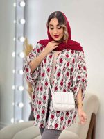 شومیز طرح لوزی دو جیب پاکتی کد 5036 - تصویر 9