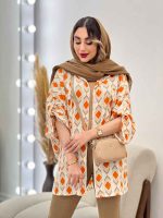 شومیز طرح لوزی دو جیب پاکتی کد 5036 - تصویر 2