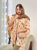 شومیز طرح لوزی دو جیب پاکتی کد 5036 - تصویر 10