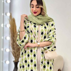 شومیز طرح لوزی دو جیب پاکتی کد 5036
