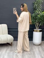 ست مانتو شلوار دو دکمه آستین سگک کد 5068 - تصویر 19