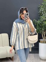 مانتو جلو بسته آروشا کد 5035 - تصویر 6