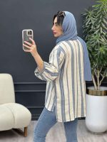 مانتو جلو بسته آروشا کد 5035 - تصویر 11