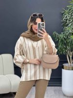 مانتو جلو بسته آروشا کد 5035 - تصویر 5