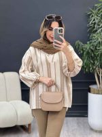 مانتو جلو بسته آروشا کد 5035 - تصویر 9