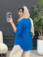 مانتو جیب پیله ریش دار کد 5060 - تصویر 19
