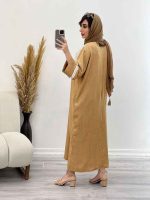 پیراهن بلند آستین ریش کد 5072 - تصویر 13
