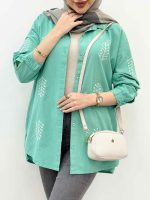 شومیز لینن گندم کد 5078 - تصویر 13