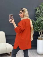 مانتو دو جیب شکیبا کد 5077 - تصویر 10