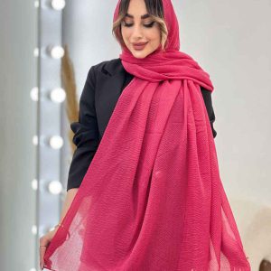 شال پلیسه منگوله دار شبنم کد 5059