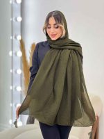 شال پلیسه منگوله دار شبنم کد 5059 - تصویر 43