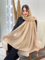 شال پلیسه منگوله دار شبنم کد 5059 - تصویر 11