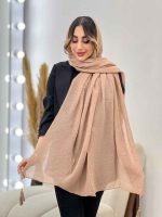 شال پلیسه منگوله دار شبنم کد 5059 - تصویر 26