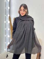 شال پلیسه منگوله دار شبنم کد 5059 - تصویر 21