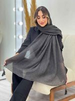شال پلیسه منگوله دار شبنم کد 5059 - تصویر 28