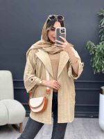 مانتو پشت دو پاگن تیانا کد 5082 - تصویر 5