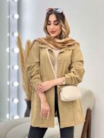 مانتو جلو پیله دو جیب کد 5075 - تصویر 7