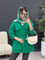 مانتو کمرگت شادی کد 5046 - تصویر 4