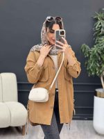 مانتو لینن جیب پیله بند دار کد 5069 - تصویر 16