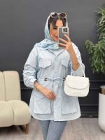 مانتو کمرگت شادی کد 5046 - تصویر 5