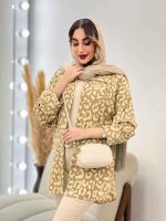 شومیز طرح دار ملودی کد 4825 - تصویر 12