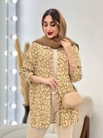 شومیز طرح دار ملودی کد 4825 - تصویر 9
